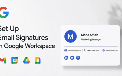 How to Set Up Email Signatures in Google Workspace