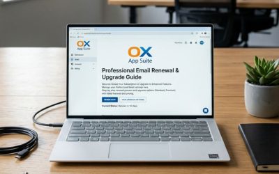 OX App Suite Professional Email Renewal & Upgrade Steps