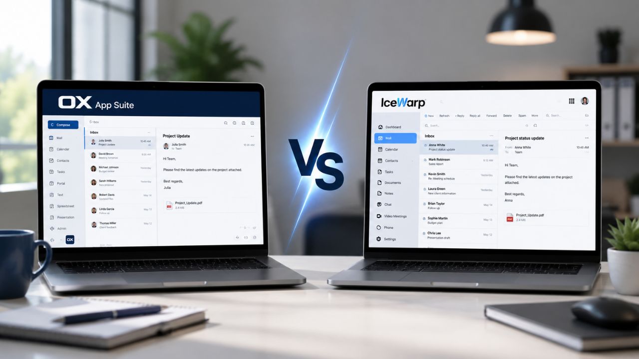 OX App Suite vs IceWarp OX App Suite vs IceWarp