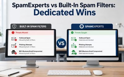 SpamExperts vs Built-In Spam Filters: Dedicated Wins